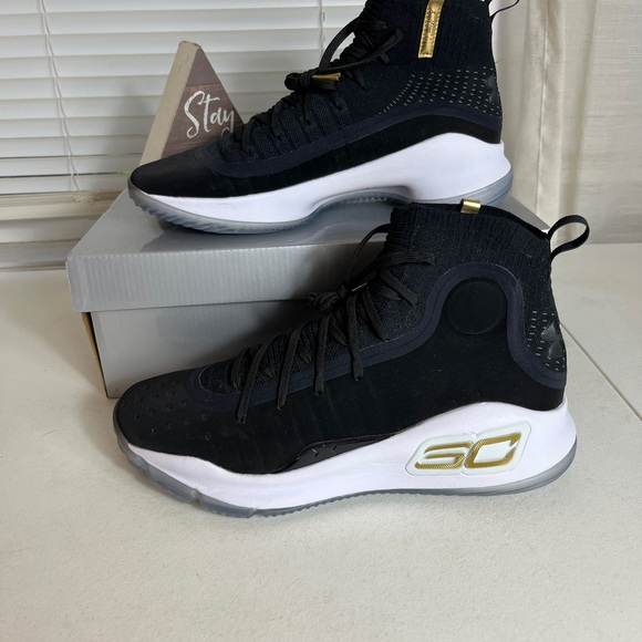 Under Armour Curry 4 “More Dimes” Basketball Shoes Men Size 10‎ 1298306-001 (c7) main image 6